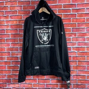 Las Vegas Raiders New Era Combine Authentic Split Defense Pullover Hoodie Large‎